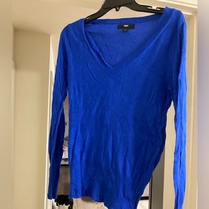 Size small royal blue v neck sweater